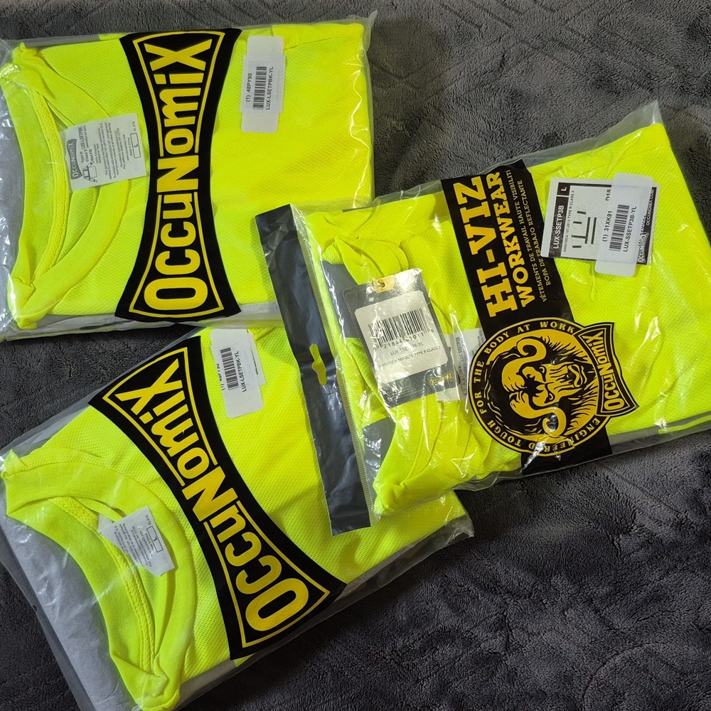 OccuNomix Hi-Viz Workwear Three Shirts